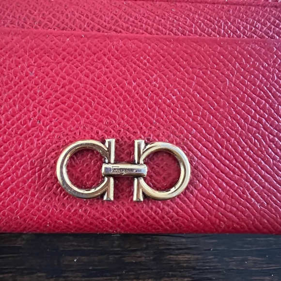 Ferragamo Gancini Leather Card Case - Picture 4 of 4